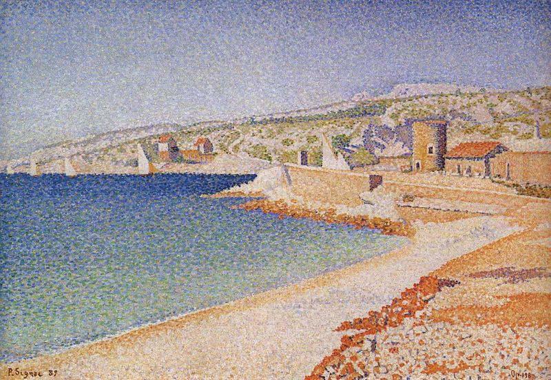 Paul Signac The Jetty at Cassis, Opus oil painting picture